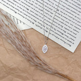 S925 Silver Teardrop Zircon Pendant Necklace